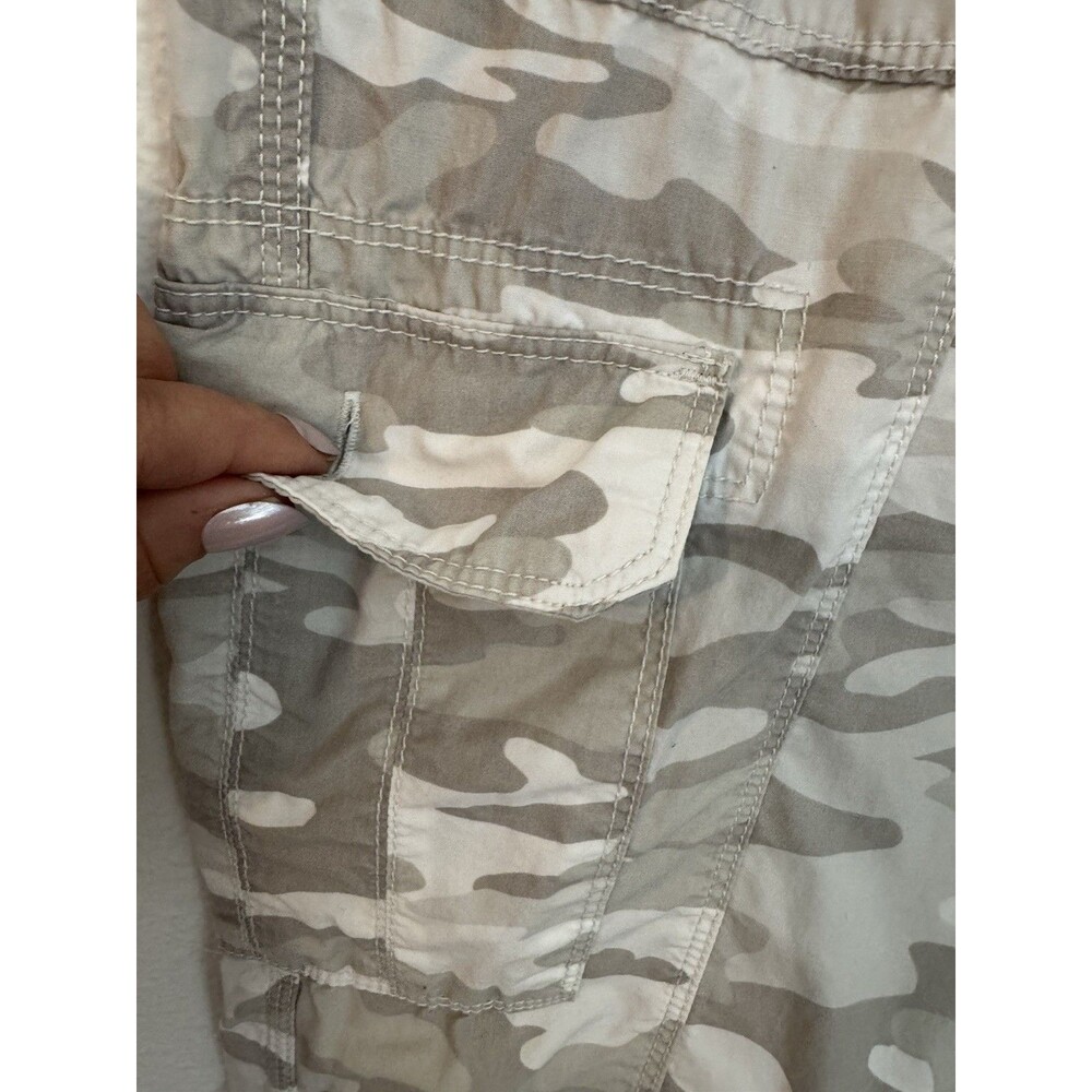 Calvin Klein Women’s Camouflage Cargo Joggers Cuffed Ankle M Drawstring Waist - Picture 3 of 9